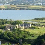 Abbaye de Beauport vue du ciel