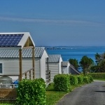 Vue sur les allées mobil-home