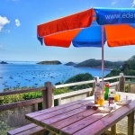Vue terrasse mobil-home