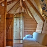 Lit banquette simple - Camping Bretagne Nord