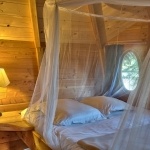 Exemple lit double - Camping Bretagne Nord