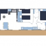 Implantation Panorama 2 Chambres - Camping Côtes d'Armor