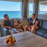Vue mer du mobil-home panorama Privilège