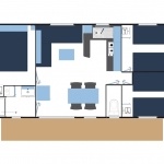 Exemple d'implantation Access  3 Chambres
