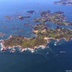 L'île de Bréhat - vue aérienne