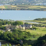 L'abbaye de Beauport - vue aérienne