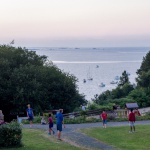 Vue de la terrasse du bar