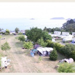 Vue de hauteur des emplacements panoramiques
