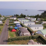 Vue de hauteur des emplacements panoramiques