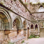 L'abbaye de Beauport - court intérieur