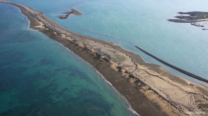 Photo a&eacute;rienne du Sillon de Talbert par Olivier Durand